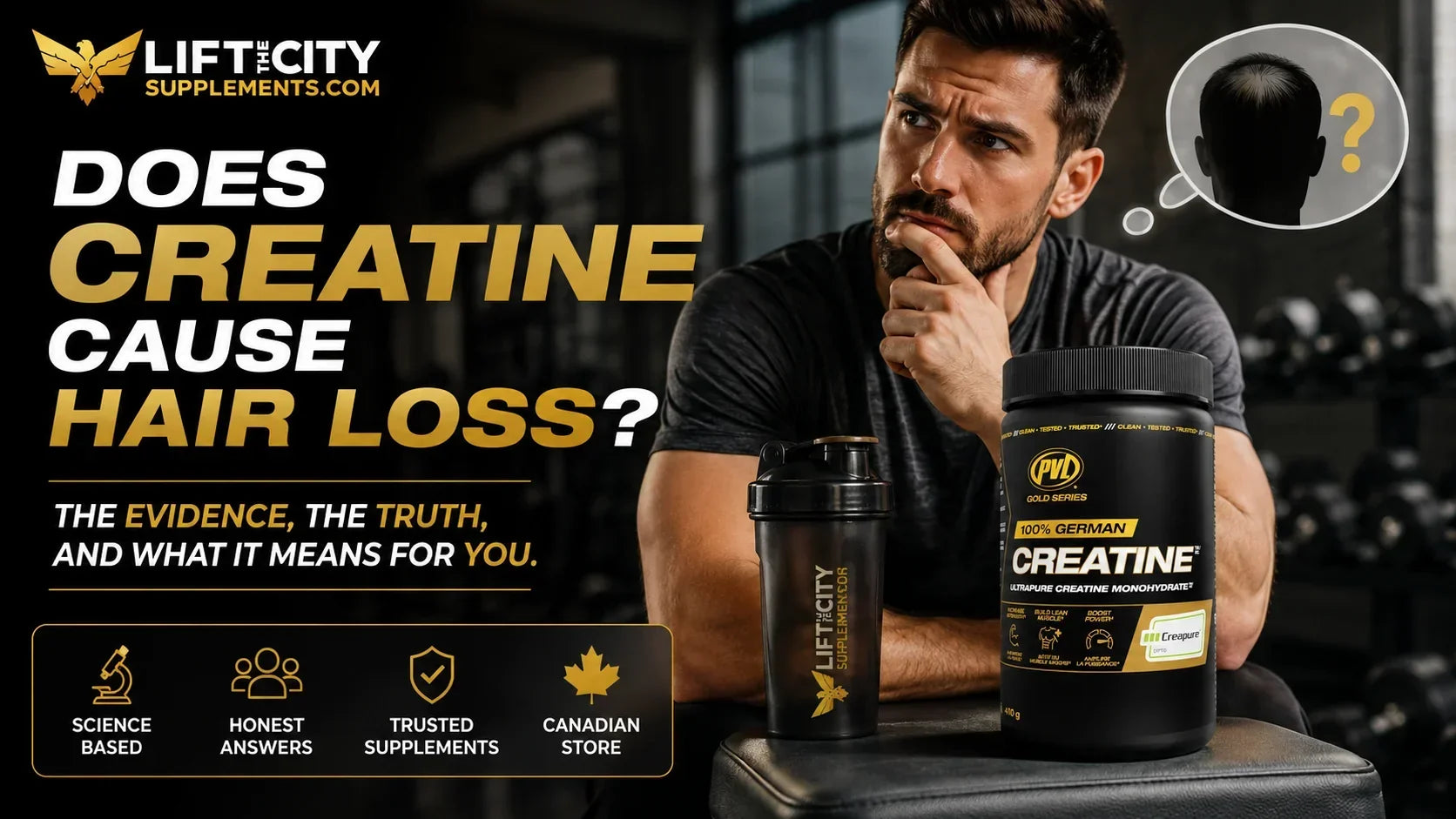 Does Creatine Cause Hair Loss? A Canadian Supplement Store's Honest Answer