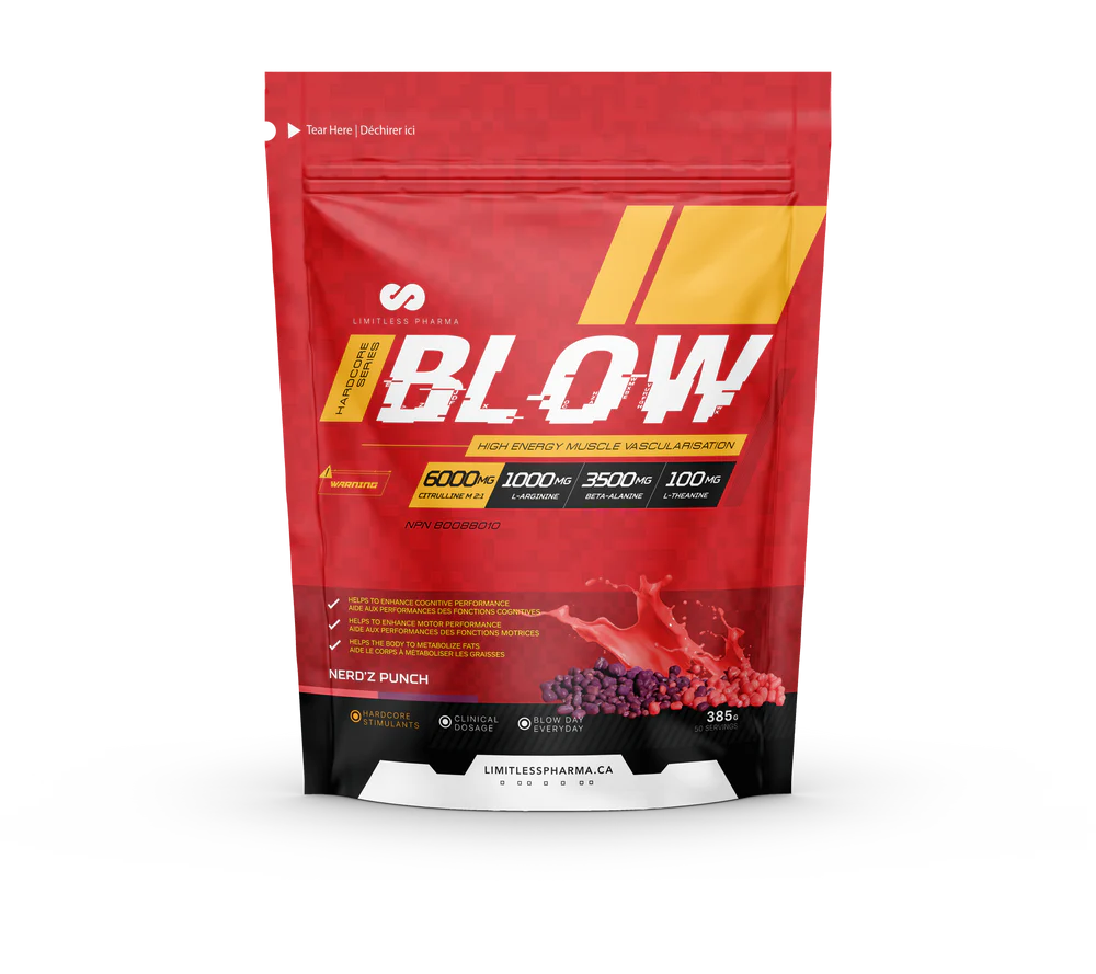 Limitless Pharma BLOW Pre-Workout 50 Servings