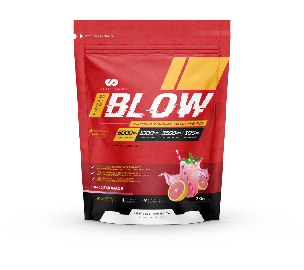 Limitless Pharma BLOW Pre-Workout 50 Servings