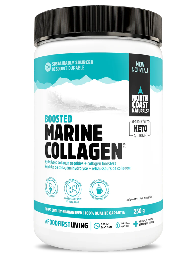 North Coast Naturals Boosted Marine Collagen 250g Unflavoured