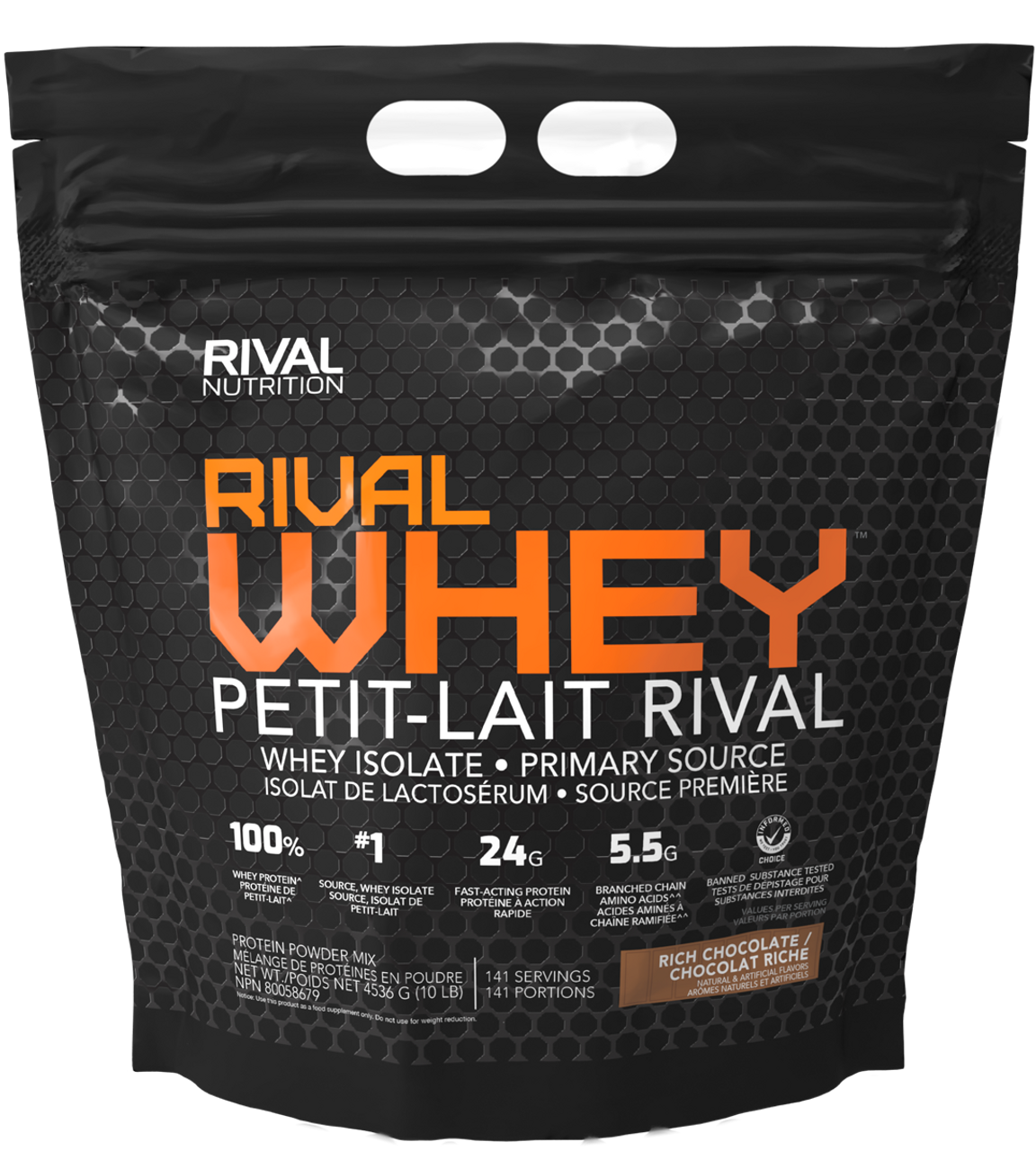 RIVAL Nutrition Whey 10LB