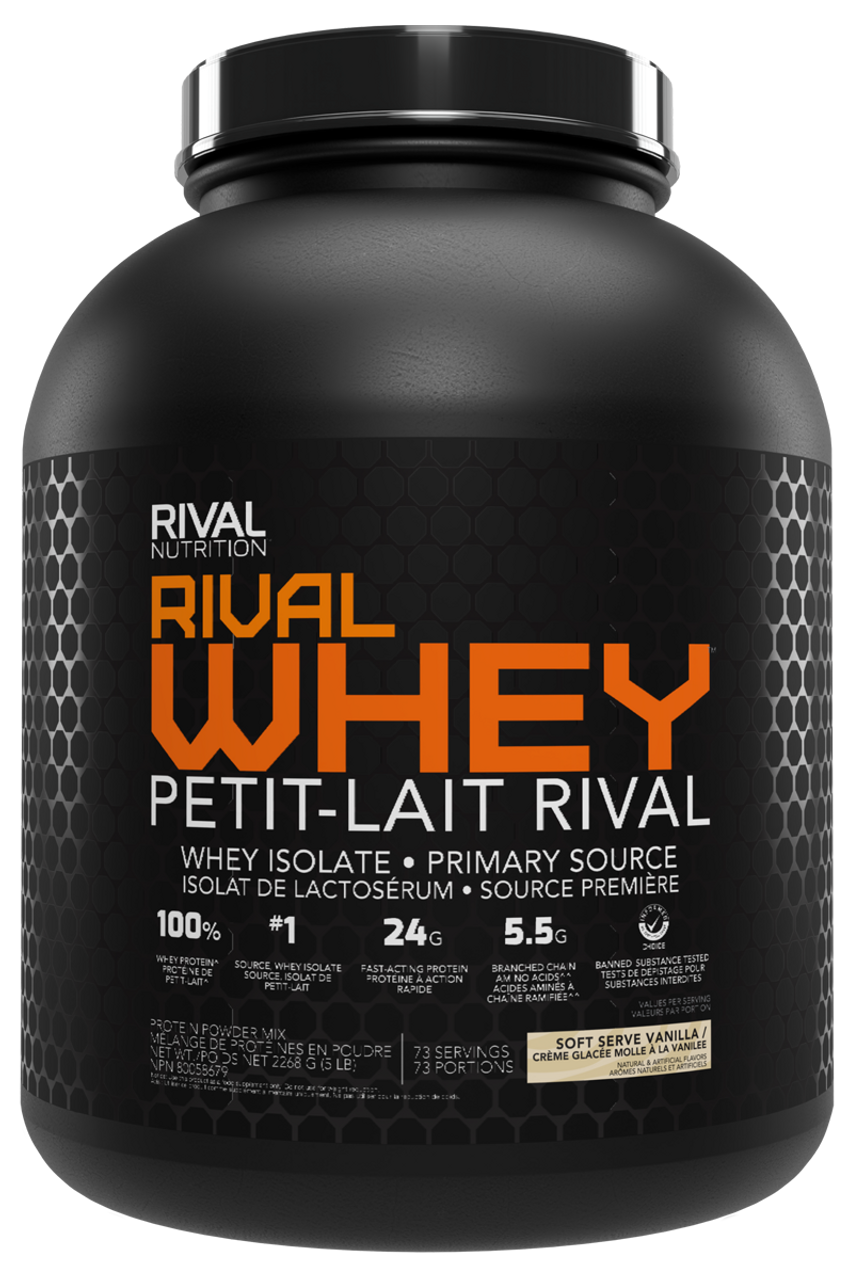 RIVAL Nutrition Whey 5LB & 10LB