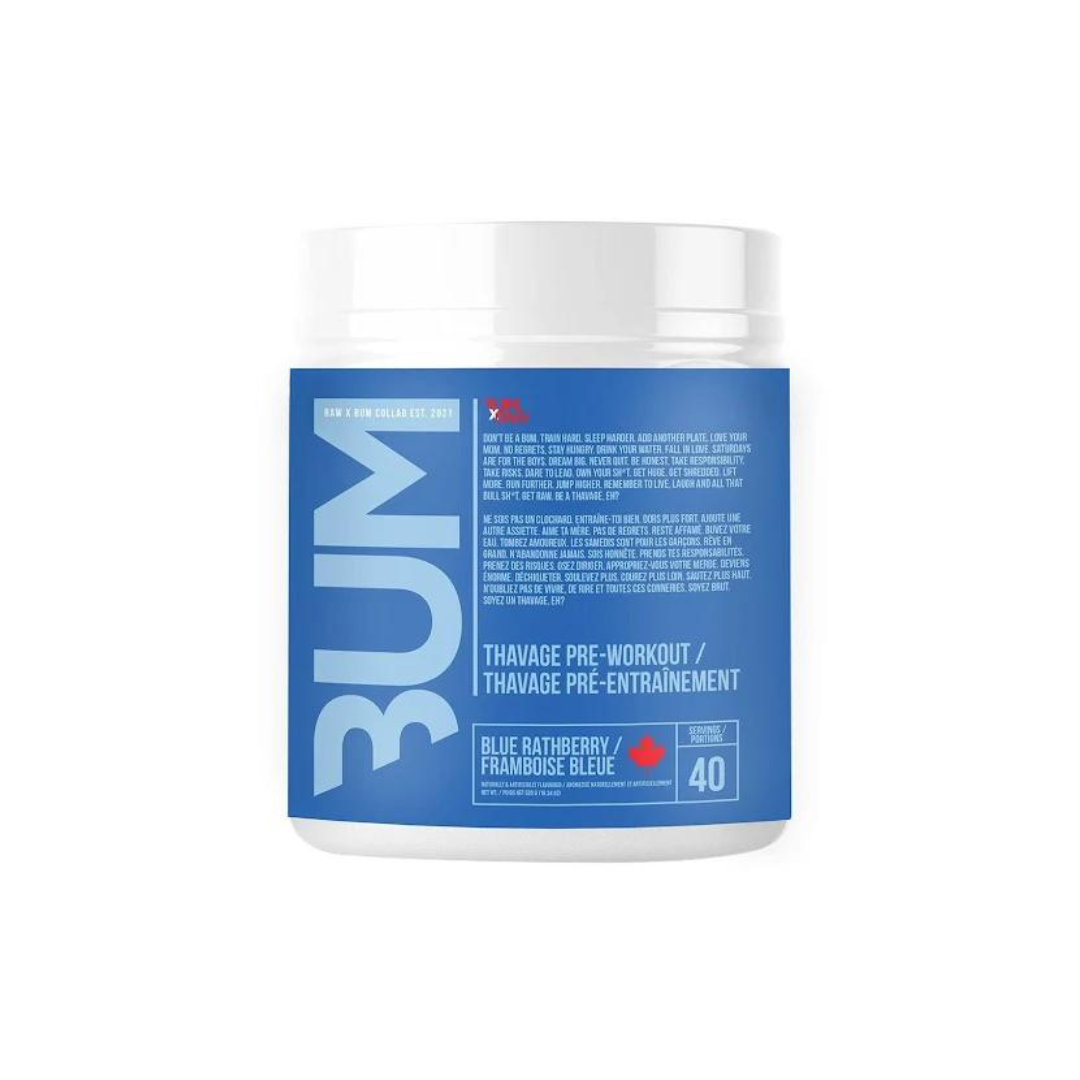 CBUM x RAW Thavage Pre-Workout 40 Servings
