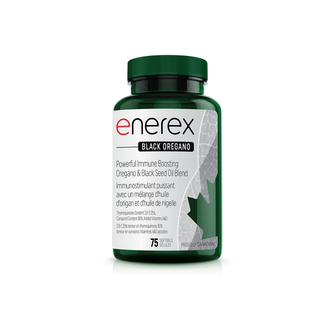 Enerex Black Oregano Oil 30ml Liquid & 75 Softgels