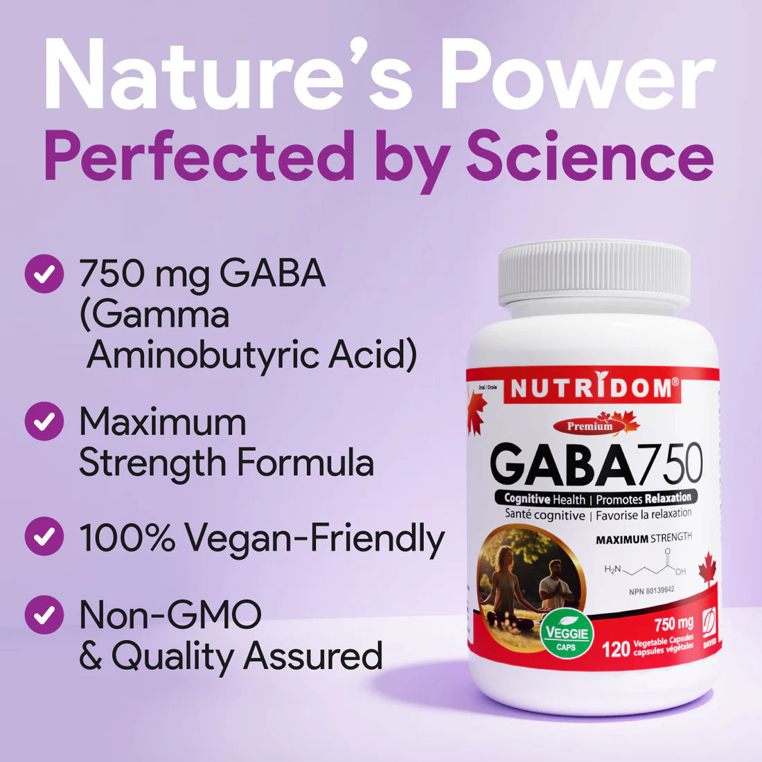 Nutridom Gaba 750 120 Capsules