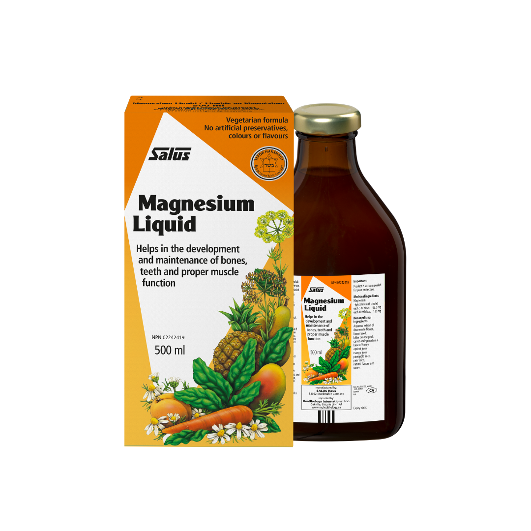 Salus Magnesium Liquid 250ml & 500ml & Calcium Magnesium 250ml