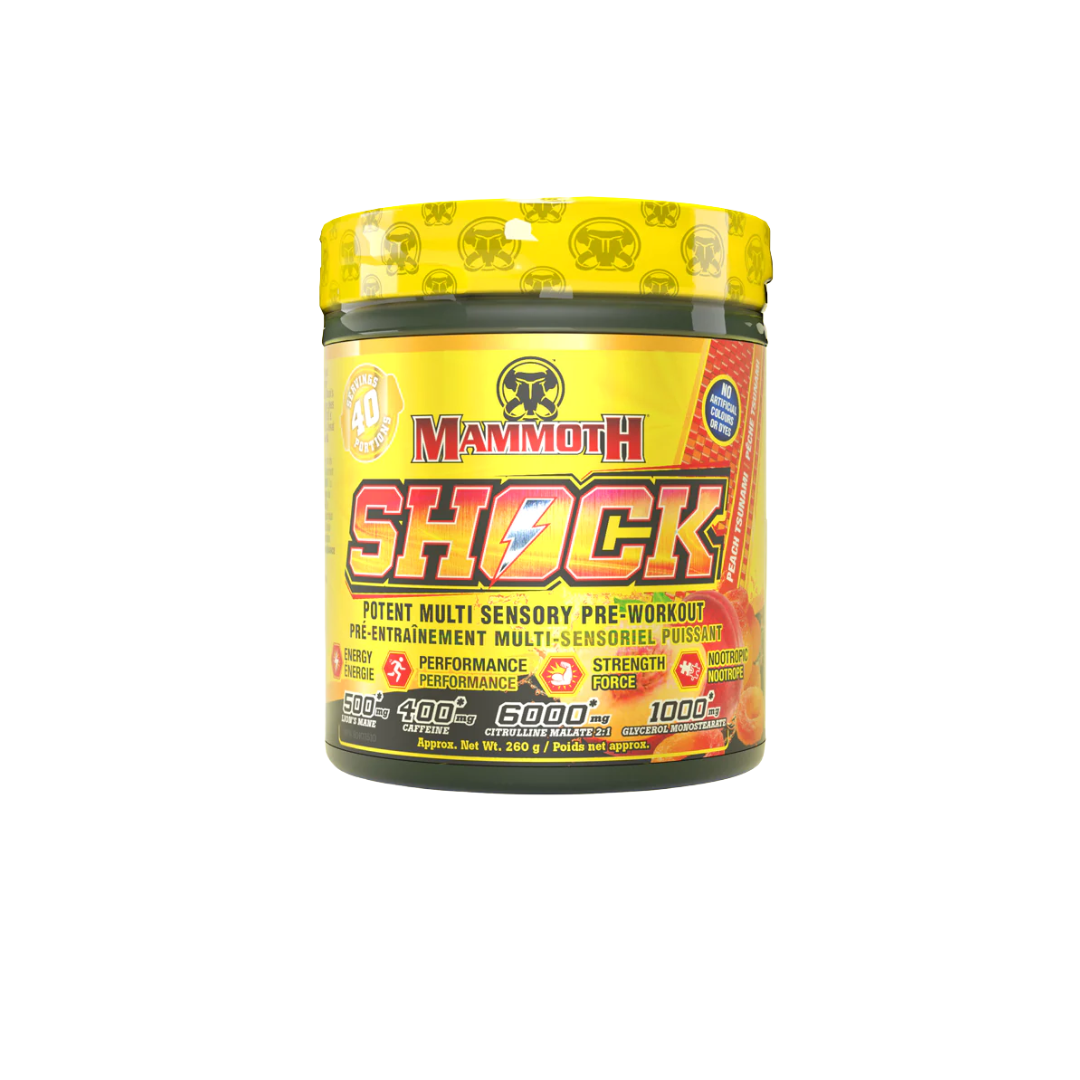Mammoth Shock Pre-Workout (High Stim) 40 Servings