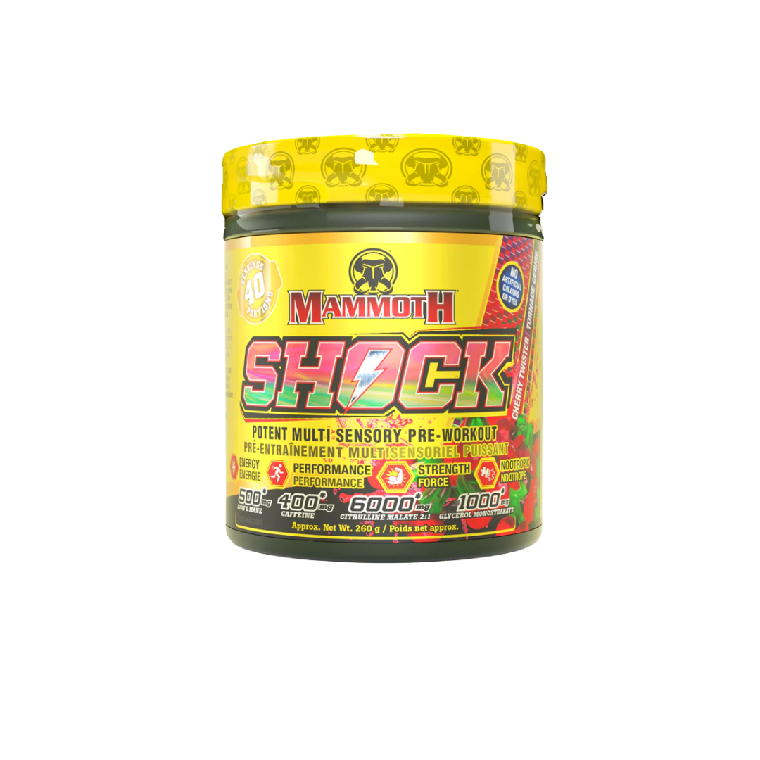Mammoth Shock Pre-Workout (High Stim) 40 Servings