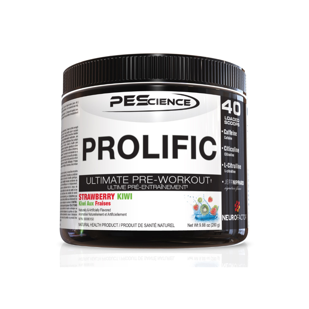 PEScience Prolific Pre Workout (Low Stim) 40 Servings