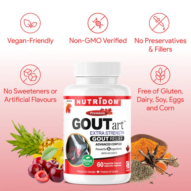 Nutridom GOUTart 60 Capsules