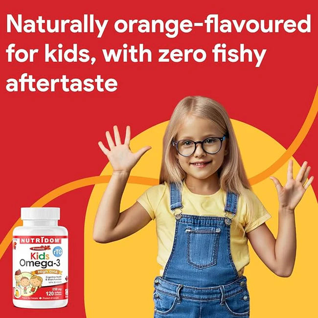 Nutridom Kids Omega-3 120 Chewable Softgels