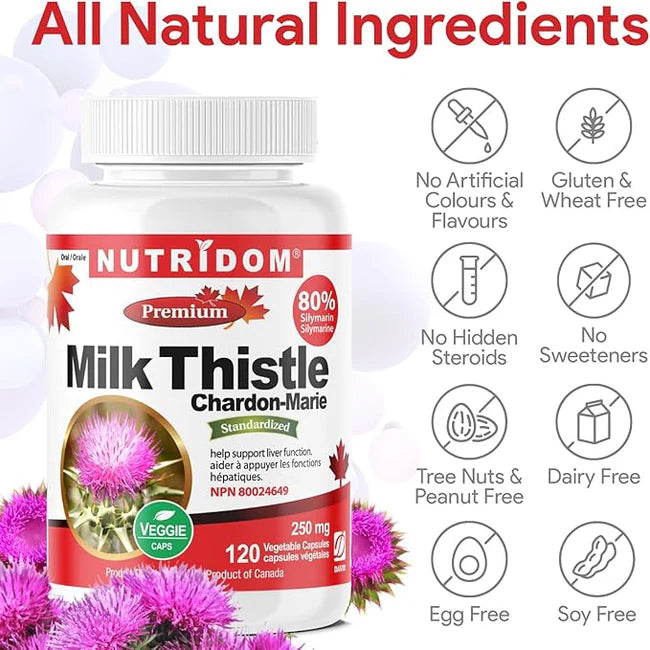 Nutridom Milk Thistle 120 Capsules