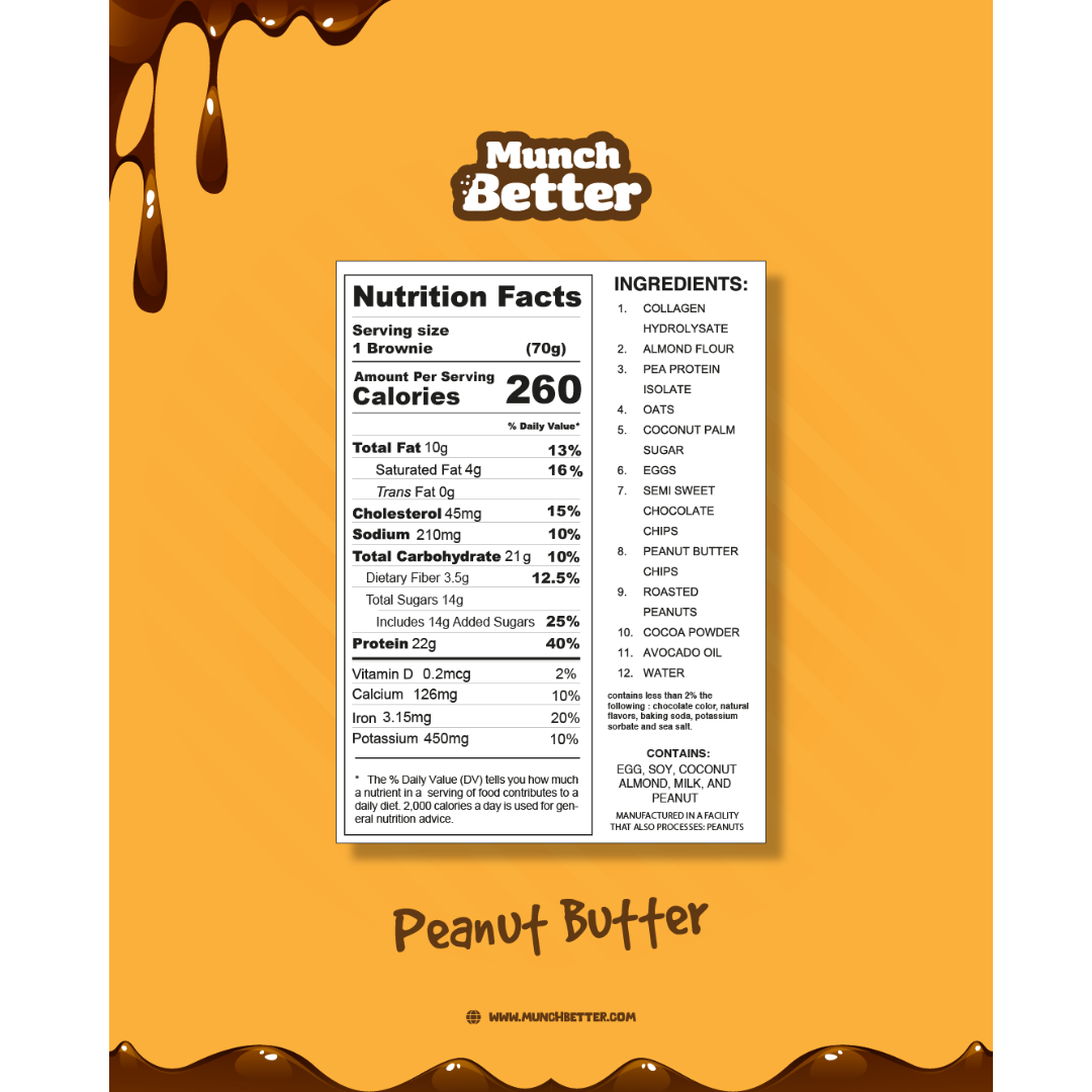 Munch Better Brownies 70g