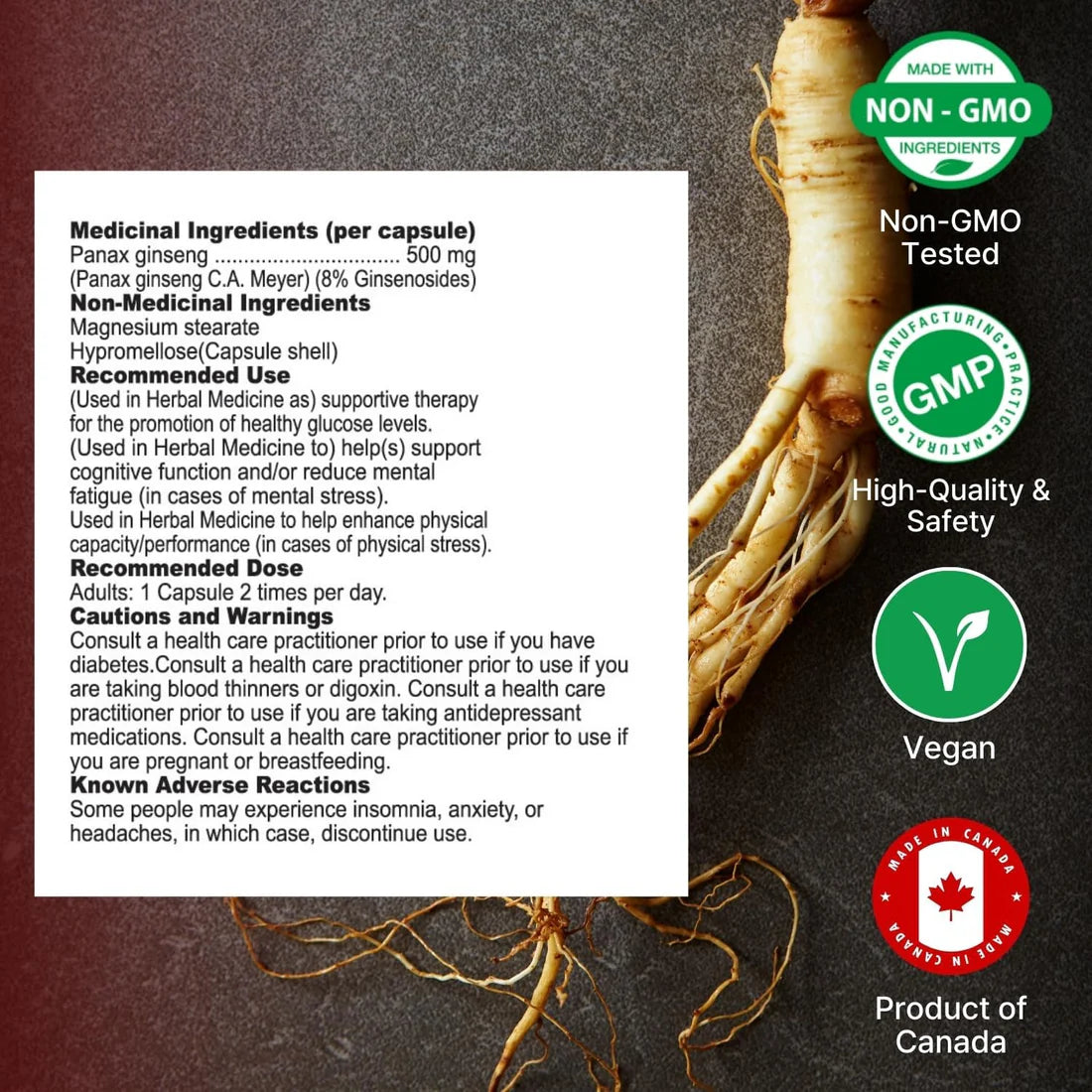 Nutridom Korean Red-Ginseng 60 Capsules