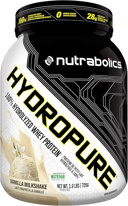 Nutrabolics Hydropure Hydrolyzed Protein 1.6LB & 4.5LB