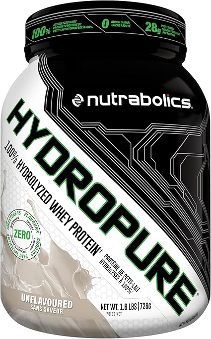 Nutrabolics Hydropure Hydrolyzed Protein 1.6LB & 4.5LB