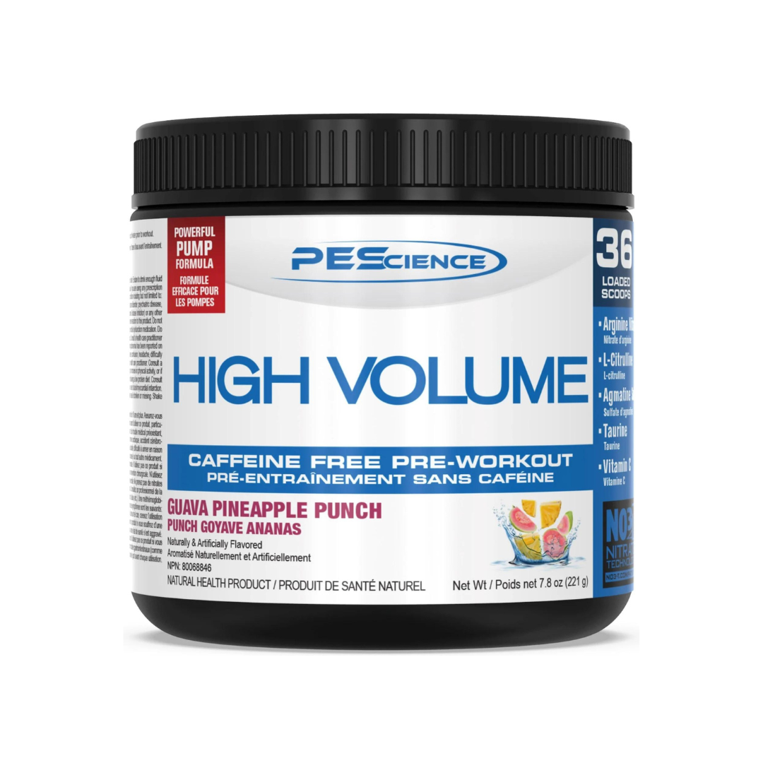 PEScience High Volume Pre-Workout (No Caffeine) 36 Servings