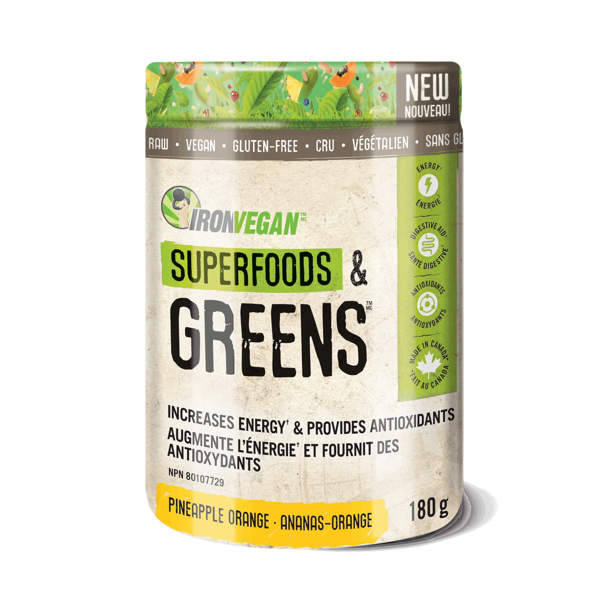 Iron Vegan Superfoods and Greens