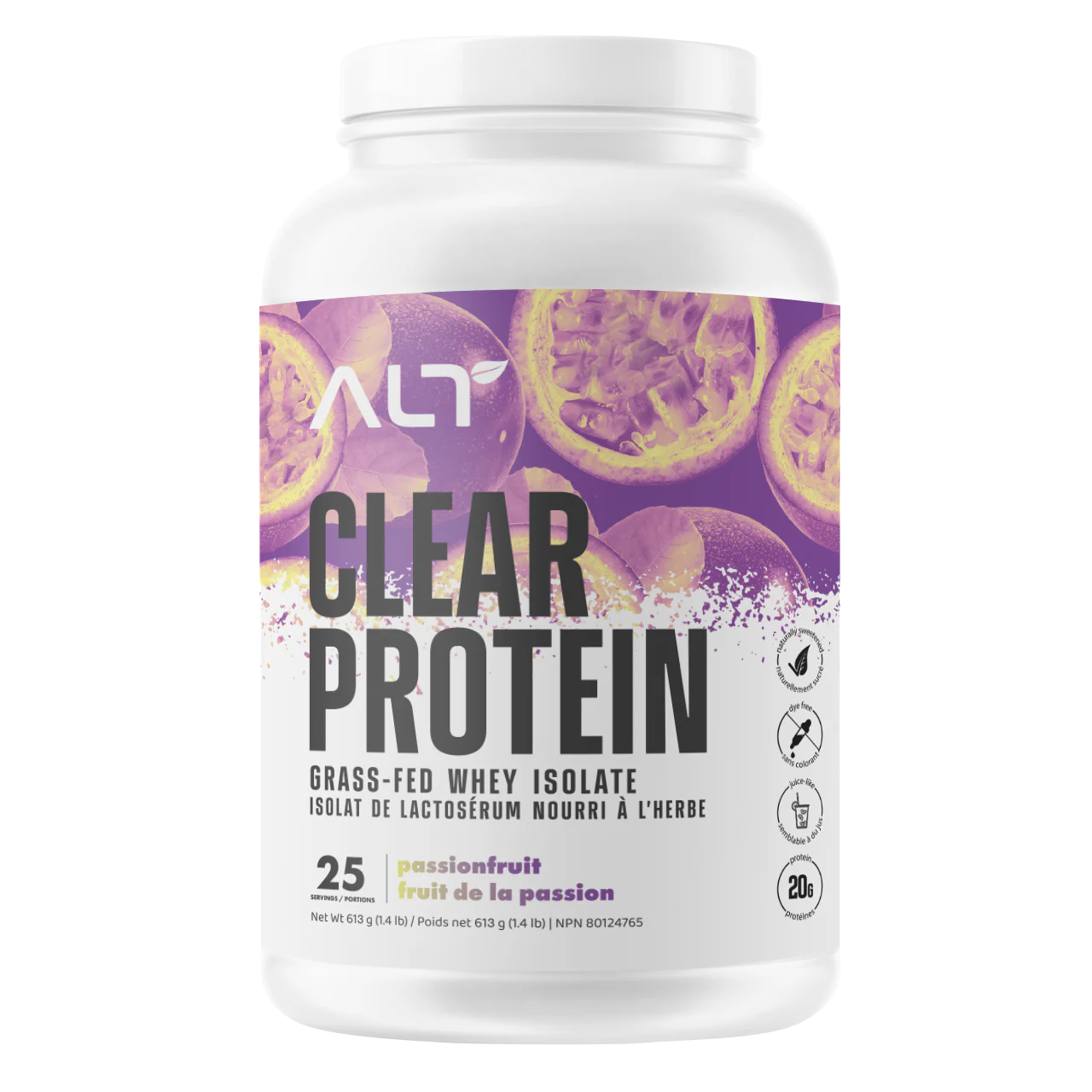 ALT Clear Protein Grass-Fed Whey Isolate Protein 1.3LB