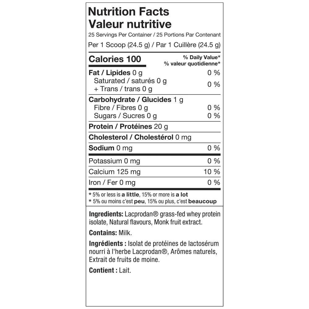 ALT Clear Protein Grass-Fed Whey Isolate Protein 1.3LB