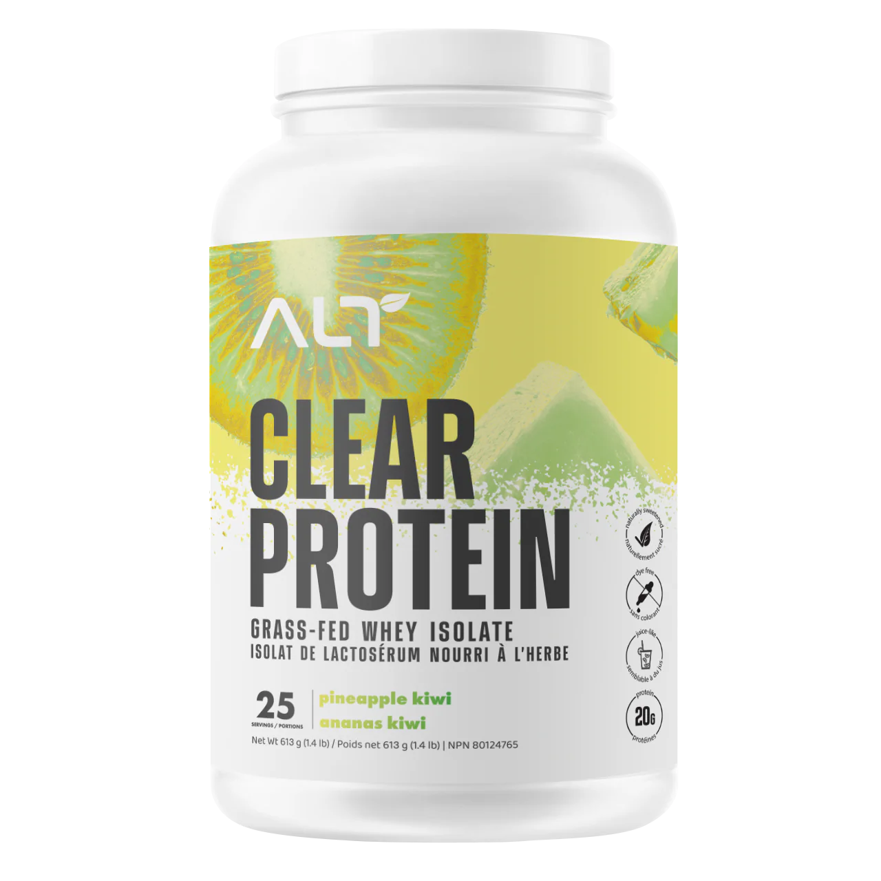ALT Clear Protein Grass-Fed Whey Isolate Protein 1.3LB