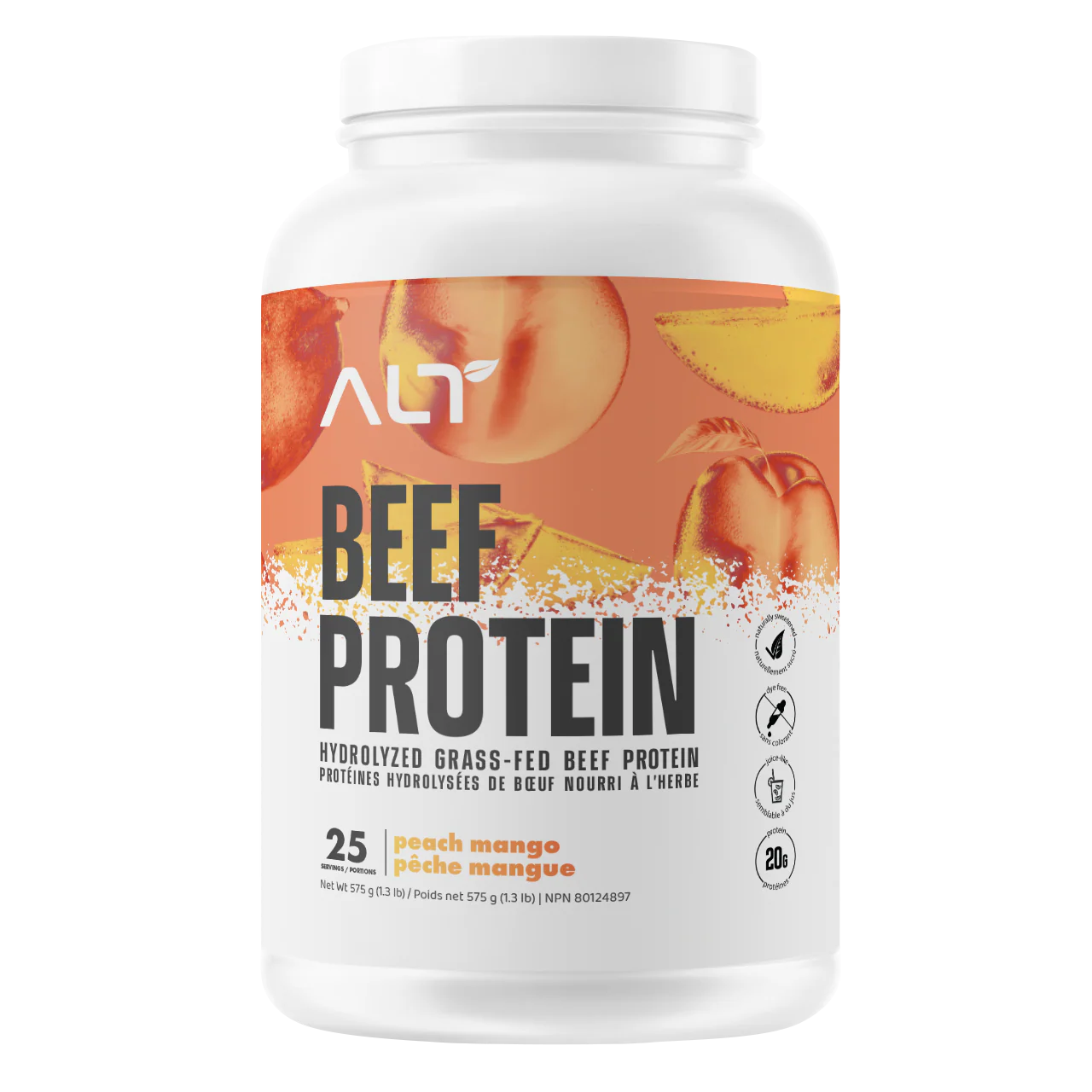 ALT Hydrolyzed Grass-Fed Beef Protein 1.4LBS