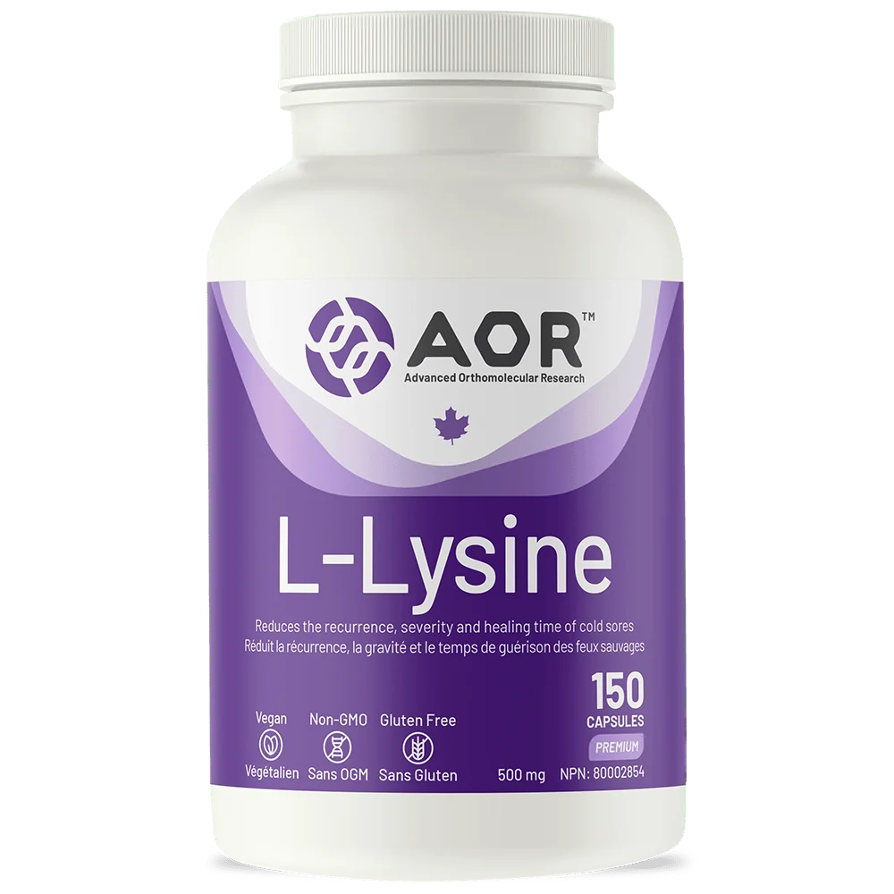 AOR L-Lysine 150 Capsules