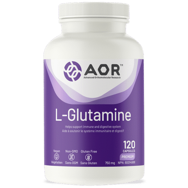 AOR L-Glutamine 120 Capsules