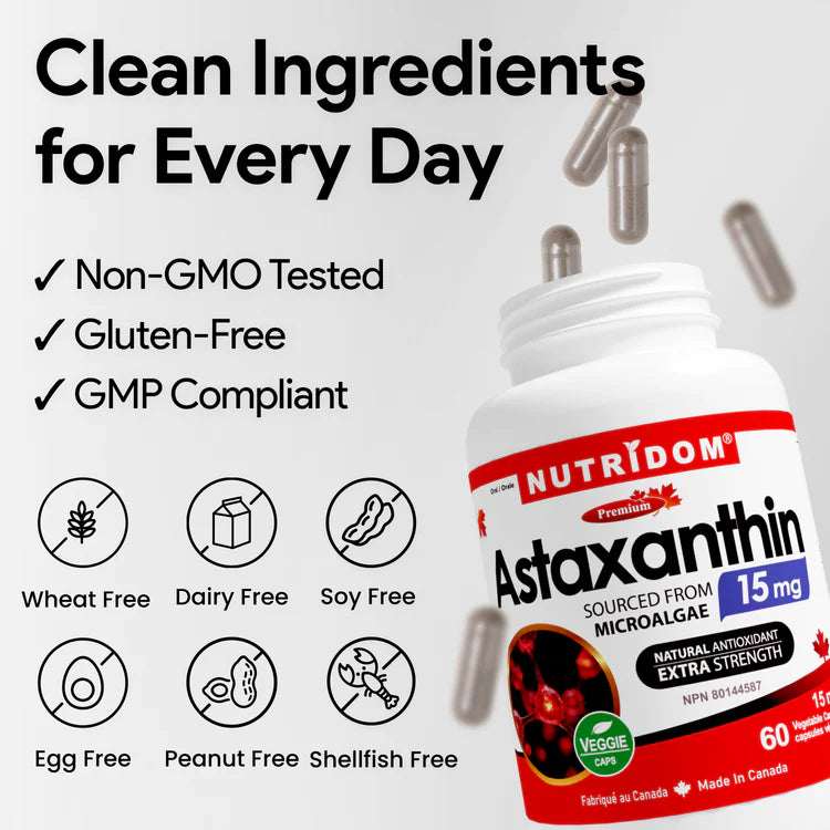 Nutridom Astaxanthin 60 Capsules