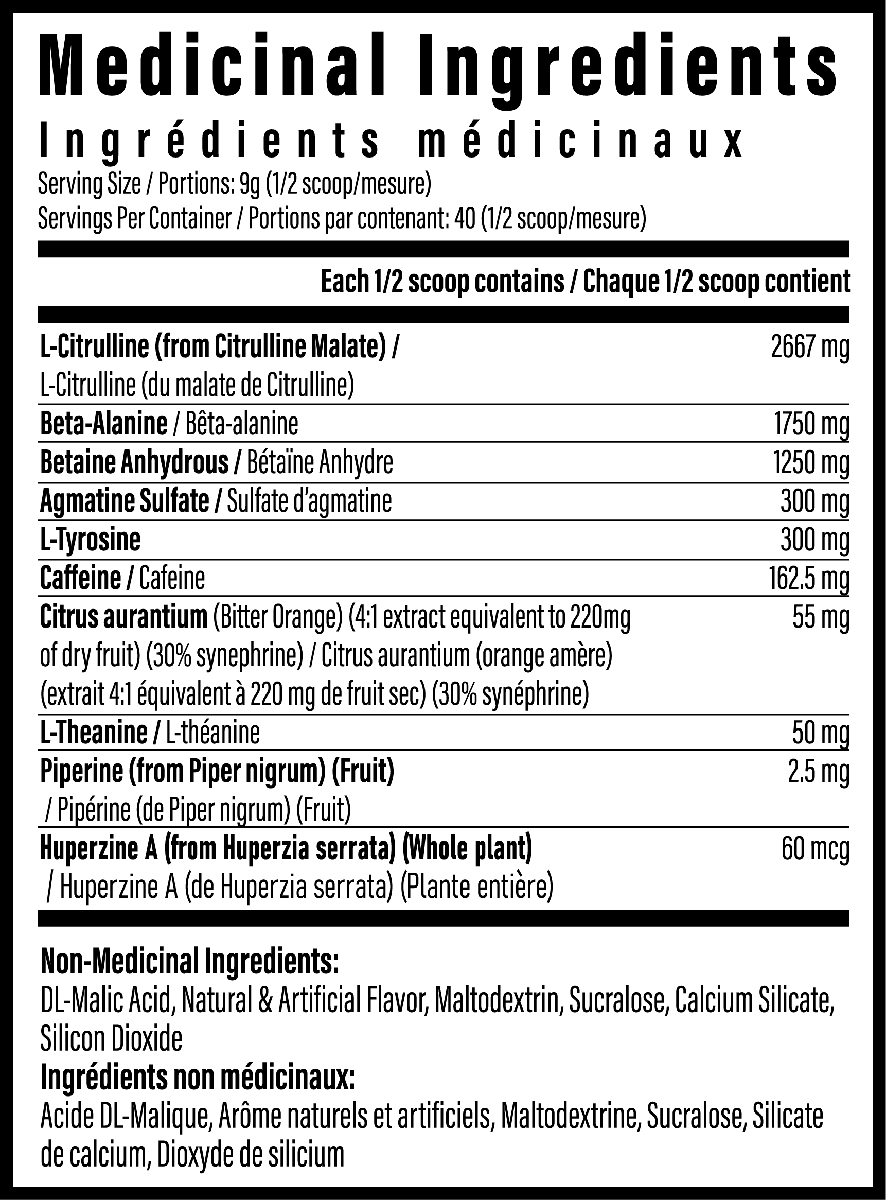 TC Nutrition Batch 27 Pre-Workout (Stim) 40 Servings