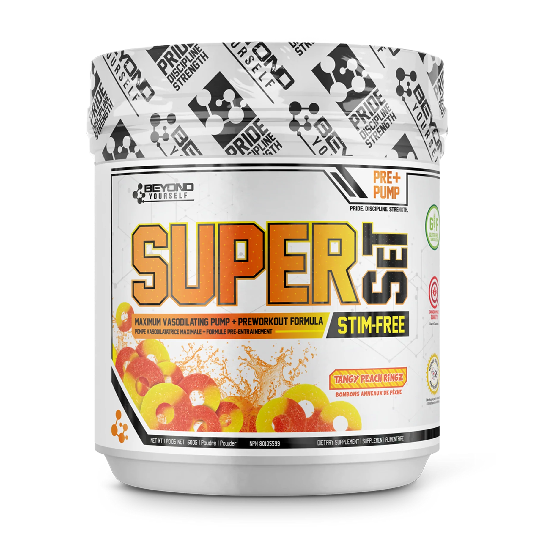 Beyond Yourself Superset Pre-Workout Stim Free (No Caffeine) 40 Servings