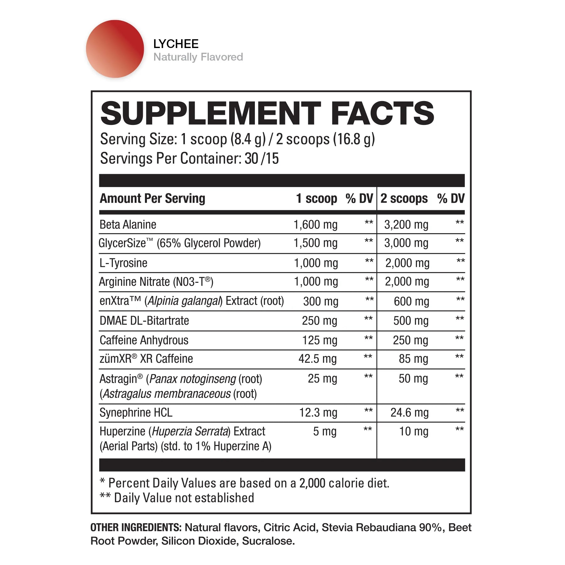 HD Muscle PreHD Black Pre-Workout 30 Servings