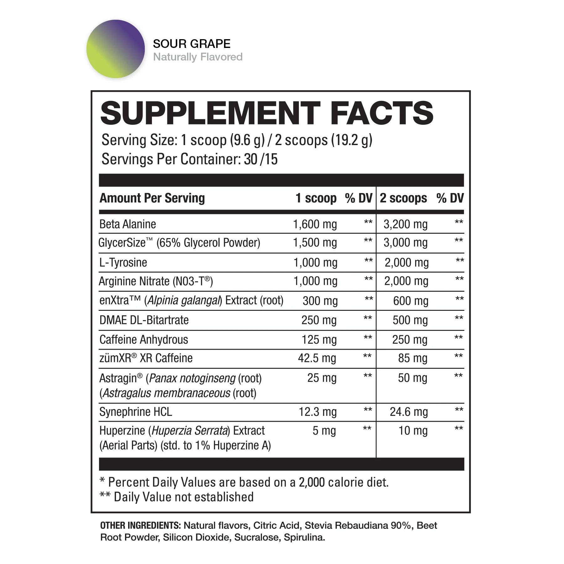 HD Muscle PreHD Black Pre-Workout 30 Servings