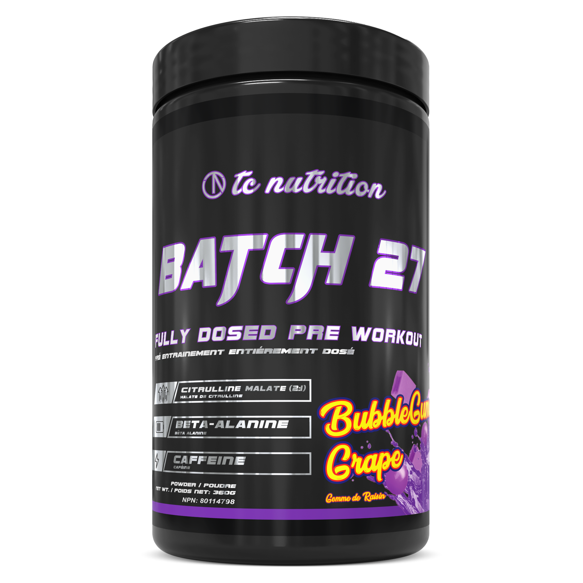 TC Nutrition Batch 27 Pre-Workout (Stim) 40 Servings