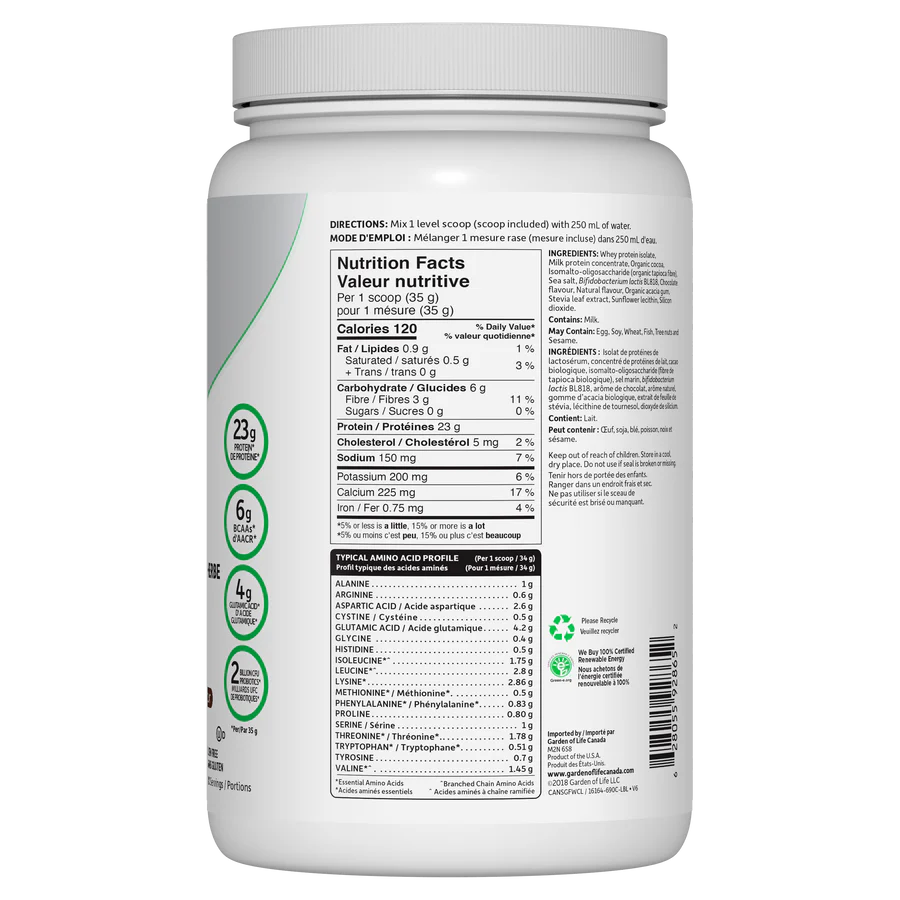 Garden of Life Sport Grass Fed Whey Isolate 660-690g