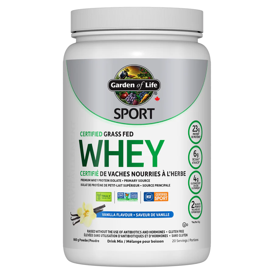 Garden of Life Sport Grass Fed Whey Isolate 660-690g