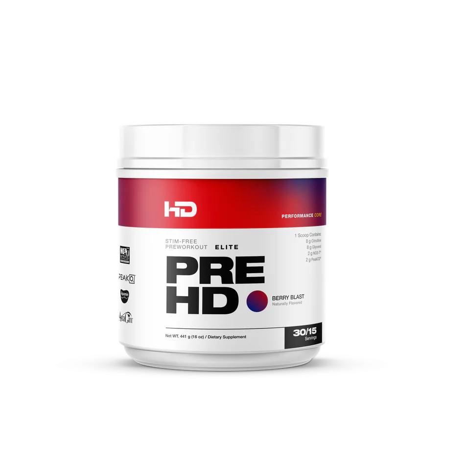 HD Muscle PreHD Elite Pre-Workout (No Caffeine) 30 Servings