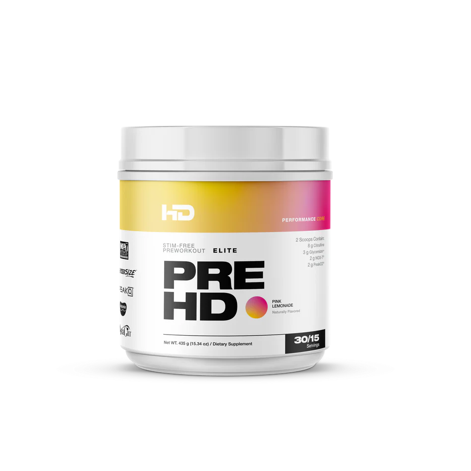 HD Muscle PreHD Elite Pre-Workout (No Caffeine) 30 Servings
