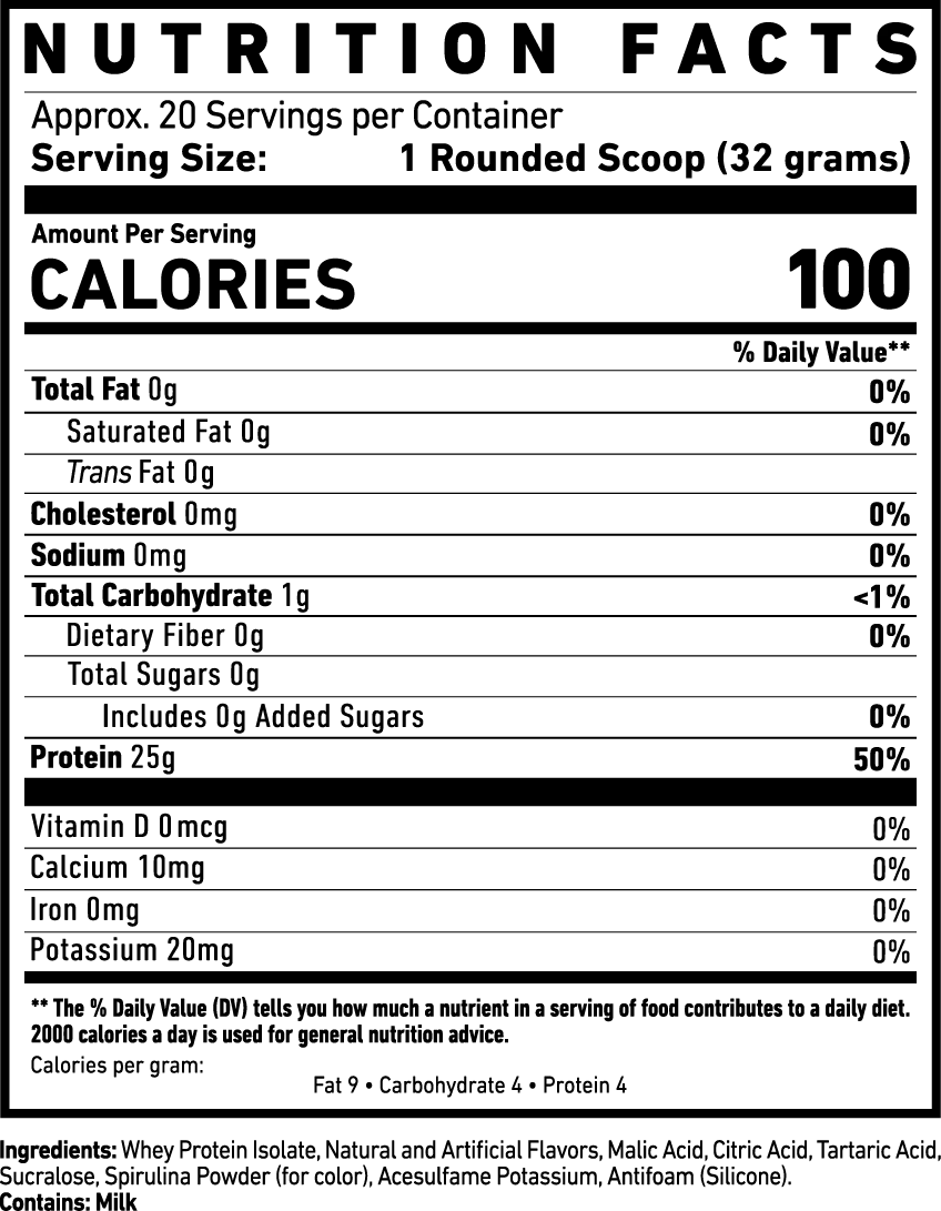 Ghost Whey Clear Protein Isolate 1.5LB