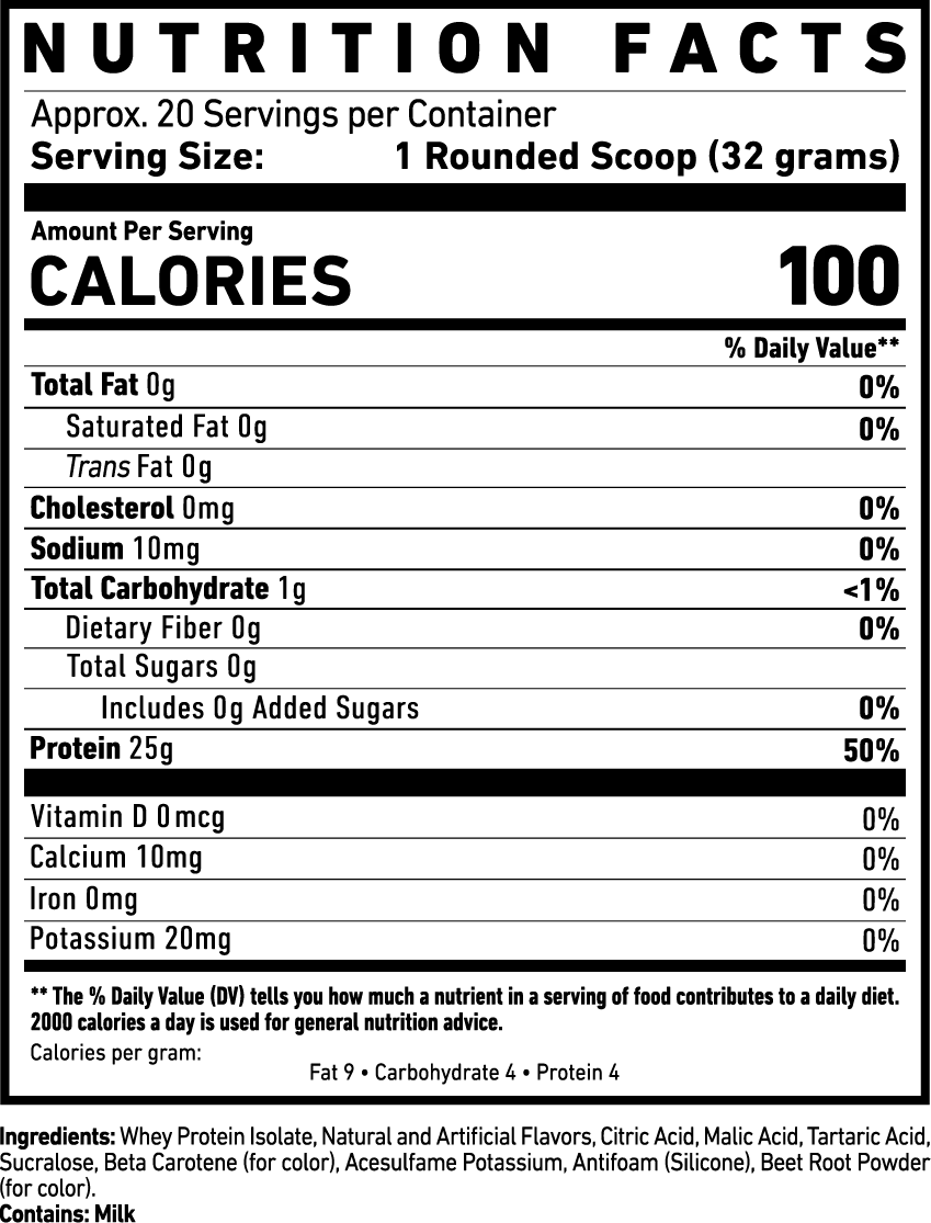 Ghost Whey Clear Protein Isolate 1.5LB