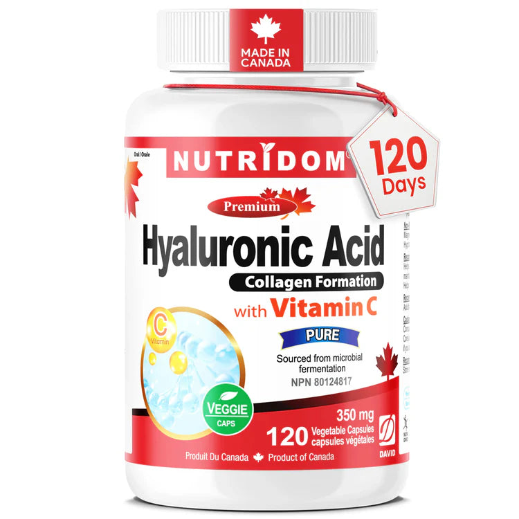 Nutridom Hyaluronic Acid 60 & 120 Capsules