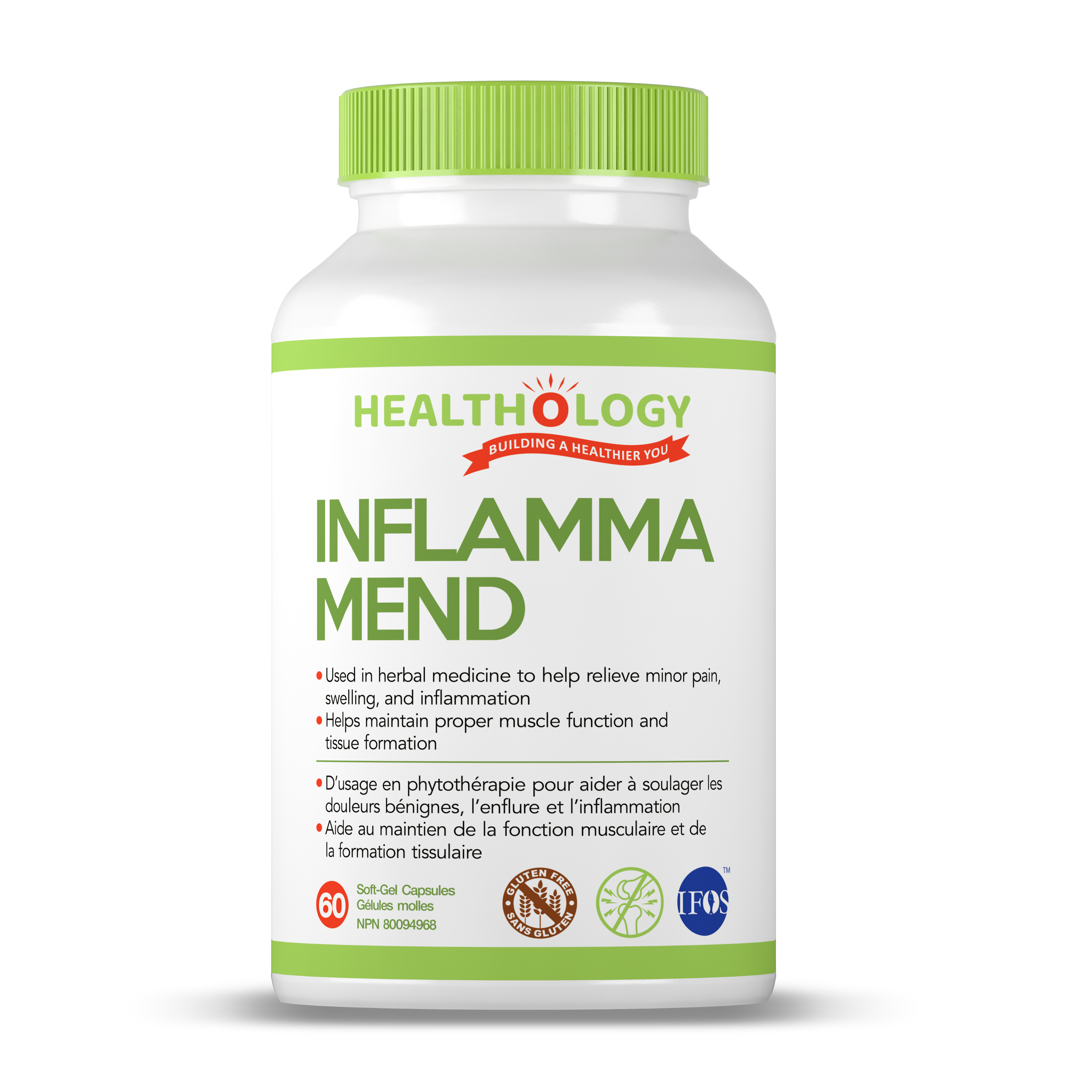 Healthology Inflamma Mend 60 Soft-Gel Capsules