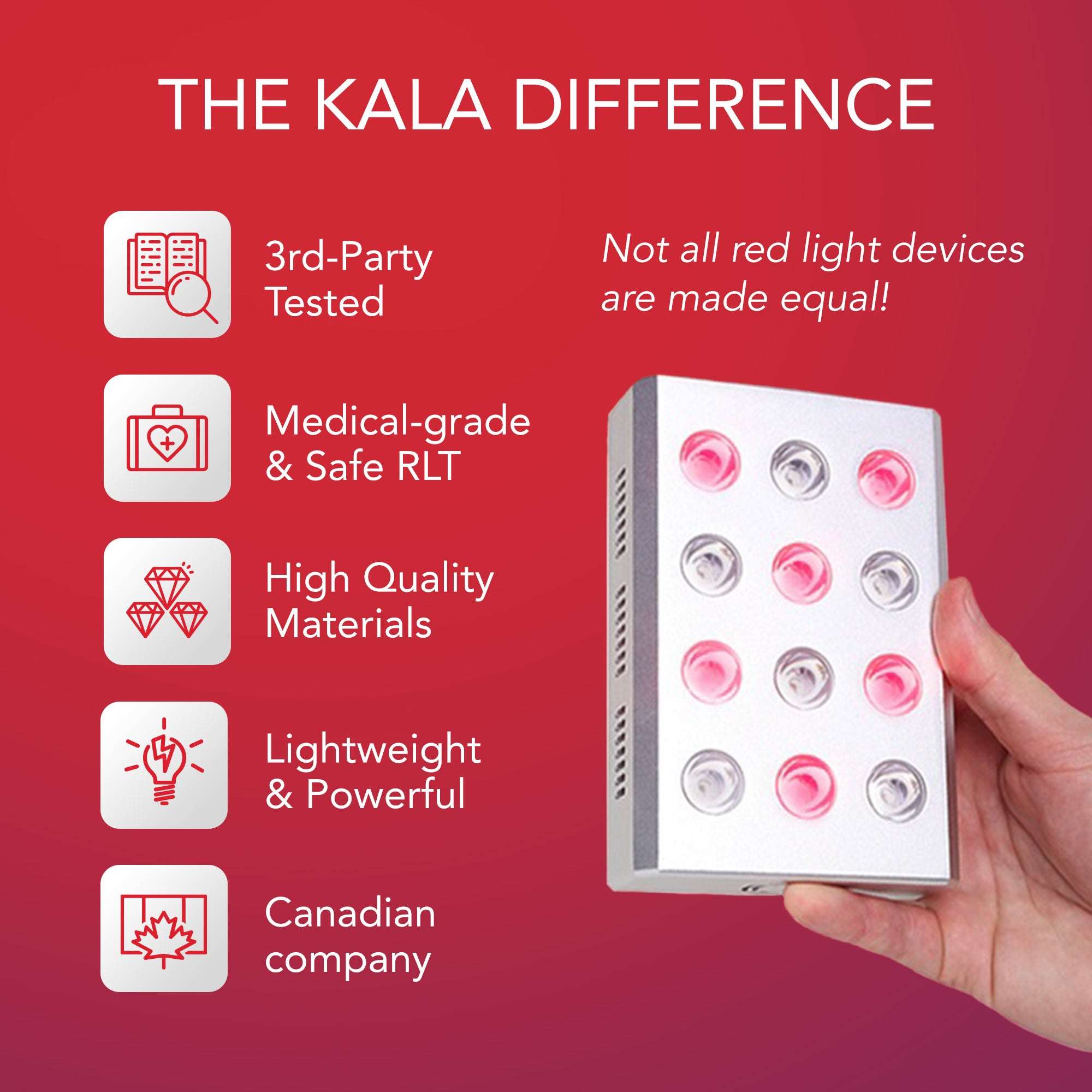 Kala Red Light Mini - Canada's #1 Portable Red Light Device