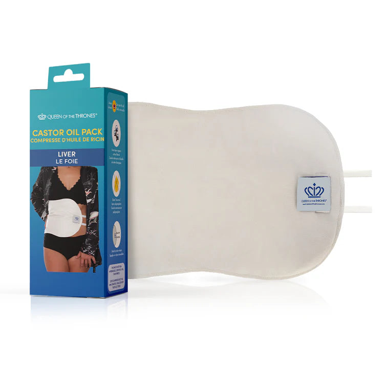 Queen of the Thrones Castor Oil Packs - Hair, Liver, Thyroid, Breasts