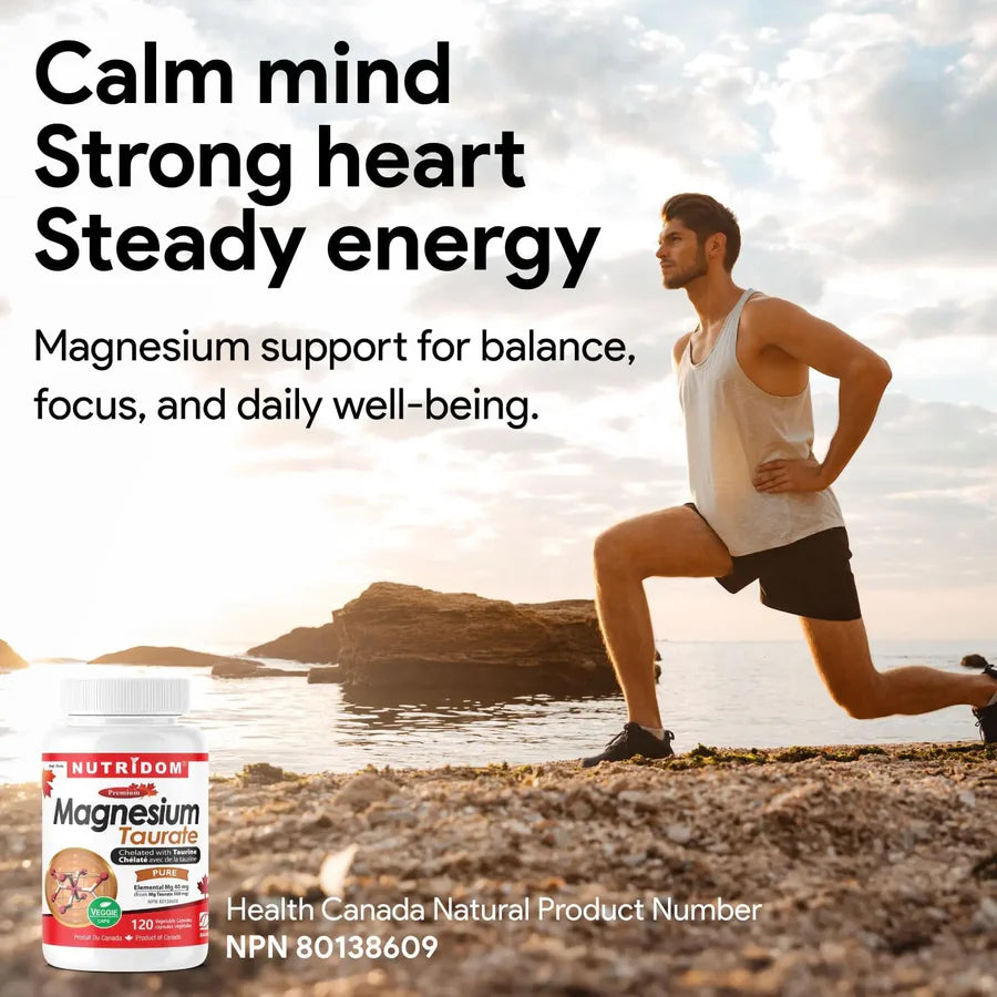 Nutridom Magnesium Taurate 120 Capsules