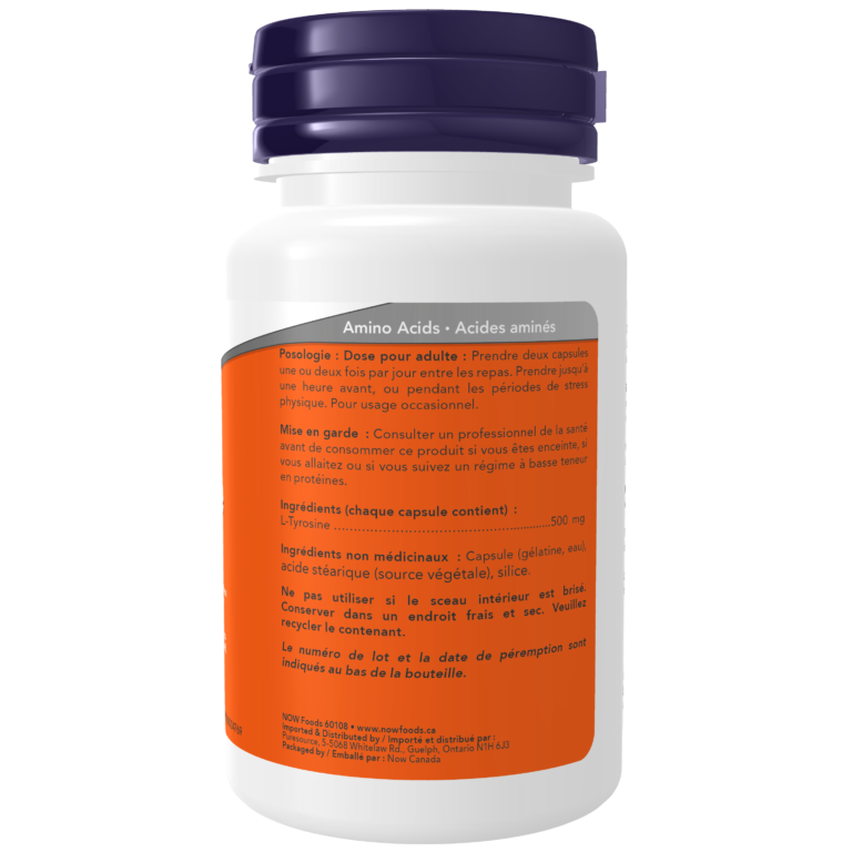 Now Foods L-Tyrosine 120 Capsules