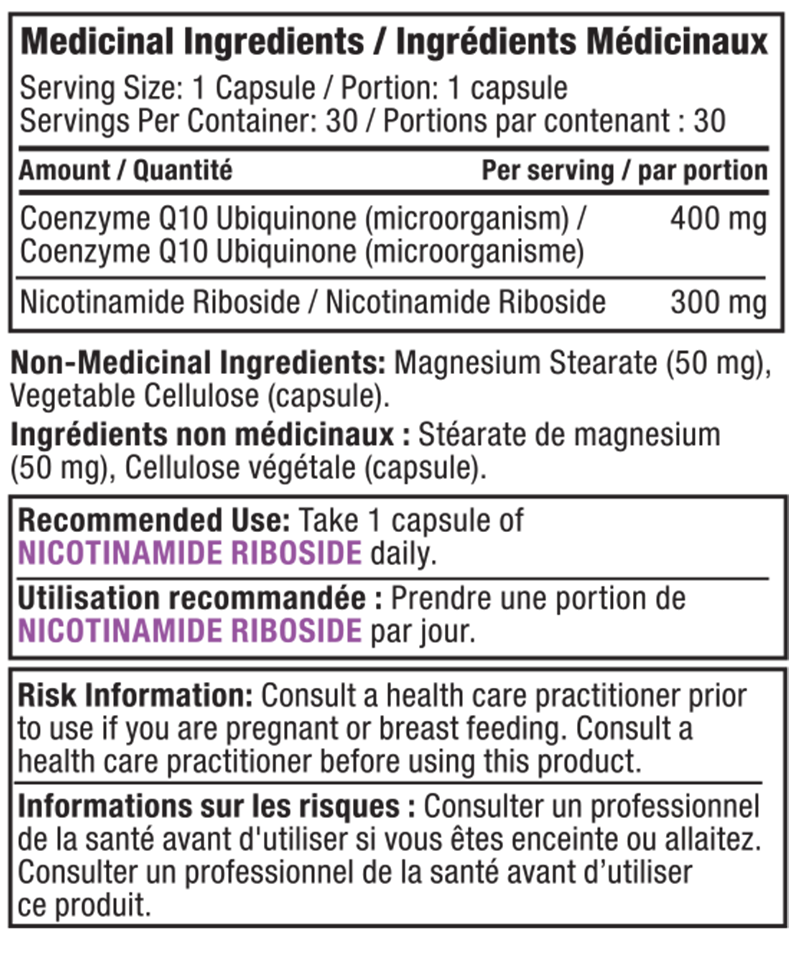 Alora Naturals Nicotinamide Riboside 30 Capsules