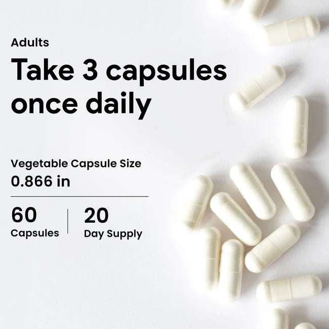 Nutridom Bovine Colostrum 500mg 60 Capsules