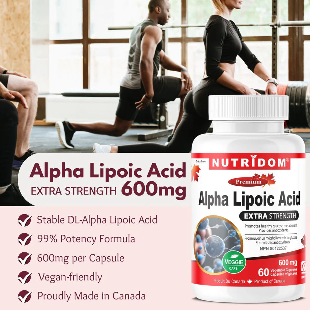 Nutridom Alpha Lipoic Acid (ALA) 60 Capsules