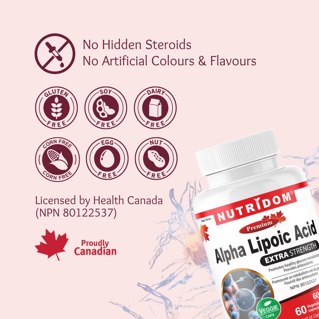 Nutridom Alpha Lipoic Acid (ALA) 60 Capsules